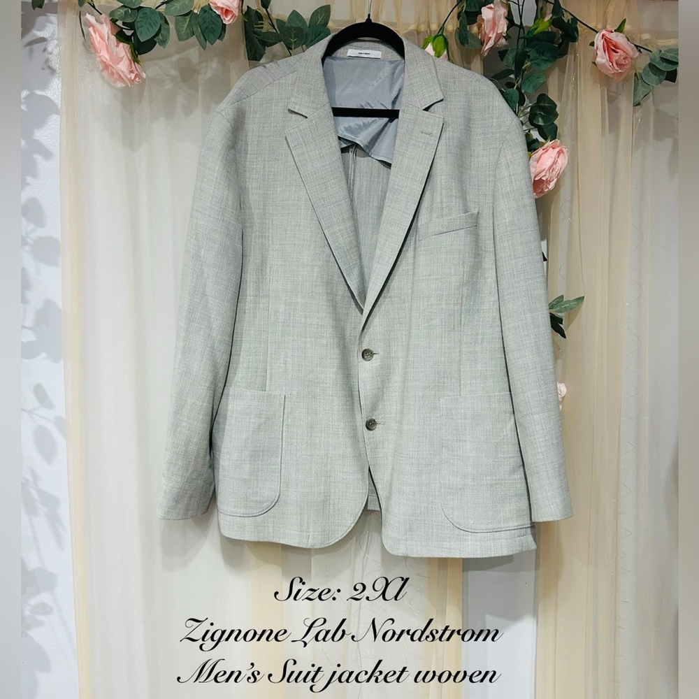 Nordstrom Light Gray Men's Suit Jacket